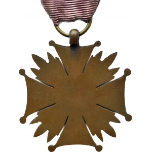 Polen, Zweite Republik, Bronzenes Verdienstkreuz, auszugsweise von W. Gontarczyk, Originalbändchen