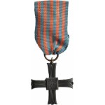 Poland, II Corps, Monte Cassino Cross No. 26297 with ID card, original ribbon