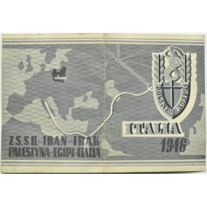 Poland in the West, ID card for Polish II Corps badge (mermaid)