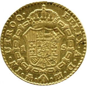 Španělsko, Karel III, 1 escudos 1779 M PI, Madrid