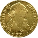 Španělsko, Karel III, 1 escudos 1779 M PI, Madrid