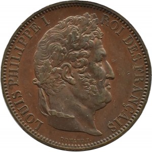 France, Louis Philippe I, ESSAI 5 francs 1831, Rouen