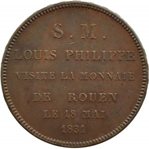 Frankreich, Louis Philippe I., ESSAI 5 Francs 1831, Rouen