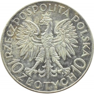 Polsko, Druhá republika, Romuald Traugutt, 10 zlotých 1933, Varšava