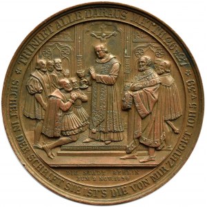 Germany, Brandenburg, medal minted on the occasion of the 300th anniversary of the Reformation in Brandenburg (1539-1839)