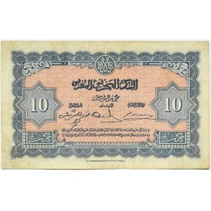 Maroko, 10 franków 1943 - pierwsza emisja
