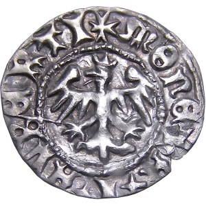 John I Olbracht, half-penny with letter O, x instead of +, Cracow, OKAZOWY