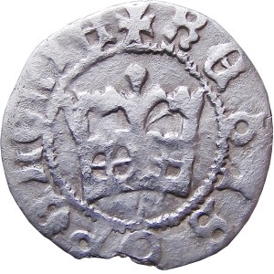 John I Olbracht, half-penny without date with O, Cracow