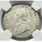 Niemcy, Prusy, Fryderyk, 4 grosze 1803 A, Berlin, NGC MS62+