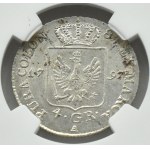 Niemcy, Prusy, Fryderyk, 4 grosze (złotówka) 1797 A, Berlin, NGC MS62
