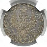 Russland, Nikolaus I., 1 Rubel 1848 СПБ HI, St. Petersburg, NGC AU