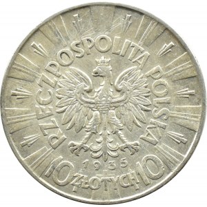 Polen, Zweite Republik, Józef Piłsudski 10 Zloty 1935, Warschau