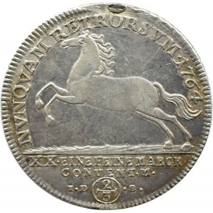 Deutschland, Braunschweig-Lüneburg, Karl I., 2/3 Taler (Gulden) 1764 I.D.B.