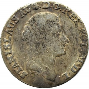 Stanislaw A. Poniatowski, 4 silver pennies (zloty) 1792 M.V., Warsaw