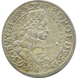 Rakousko, Leopold I., 15 krajcars 1662 CA, Vídeň