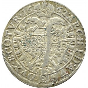 Austria, Leopold I, 15 krajcarów 1662 CA, Wiedeń