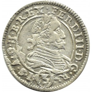 Austria, Ferdynand II, 3 krajcary 1633 STYRIÆ, Graz