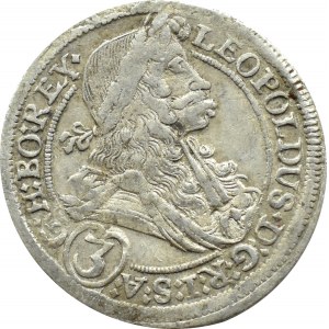 Österreich, Leopold I., 3 krajcars 1698 IA, Graz