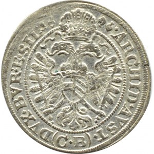 Slezsko, Leopold I, 3 krajcara 1696 CB, Brzeg