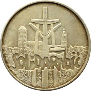 Polska, III RP, Solidarność (C), 100000 złotych 1990, typ C, Warszawa