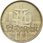 Polska, III RP, Solidarność (C), 100000 złotych 1990, typ C, Warszawa