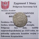 Zygmunt I Stary, półgrosz bez daty, Kraków, REGIS (5)