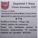 Zikmund I. Starý, penny 1527, Krakov (6)