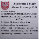 Zygmunt I Stary, grosz 1527, Kraków (6)