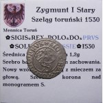 Zikmund I. Starý, šilink 1530, Toruň BEAUTIFUL (13)