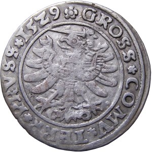 Sigismund I the Old, 1529 penny, Toruń VERY nice (16)