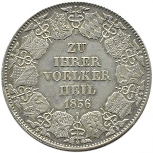 Niemcy, Badenia, Leopold, kronentalar Zu ihrer voelker heil 1836, Karlsruhe