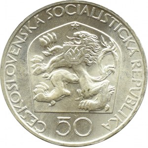 Czechoslovakia, 50 crowns 1973, Jungmann, Kremnica, UNC