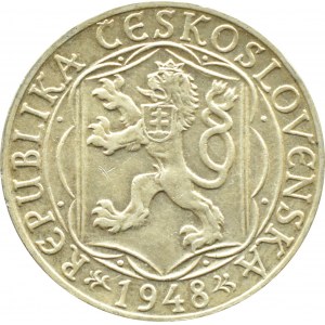 Czechosłowacja, 100 koron 1948, Uniwersytet Karola, Kremnica, UNC