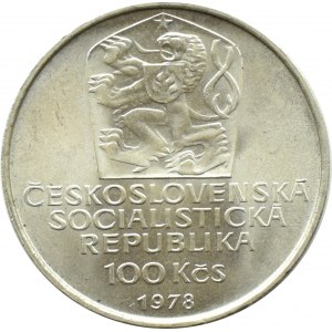Tschechoslowakei, 100 Kronen 1978, Karl IV. von Böhmen, UNC