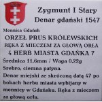 Zygmunt I Stary, denar 1547, Gdańsk (29)