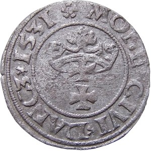 Zygmunt I Stary, szeląg 1531, Gdańsk BARDZO ŁADNY (32)