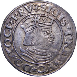 Zygmunt I Stary, grosz 1531, Gdańsk PRV PIĘKNY (37)