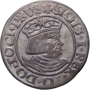 Sigismund I the Old, 1531 penny, Gdansk PRVS BEAUTIFUL VERY RARE (38)