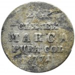 Stanislaw A. Poniatowski, 2 silver pennies (half gold) 1771 I.S., Warsaw, rarer vintage