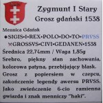 Zygmunt I Stary, grosz 1538, Gdańsk PRVSS PIĘKNY (44)