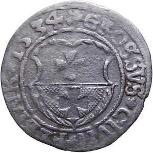 Zikmund I. Starý, groš 1534, Elblag VELMI DOBRÝ (53)