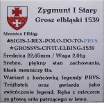 Zikmund I. Starý, groš 1539, Elbląg BEAUTIFUL STAR (54)