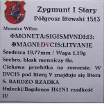Zygmunt I Stary, półgrosz 1513, Wilno PRZEBITKA BARDZO RZADKI (58)