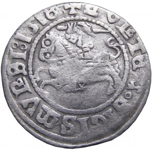 Sigismund I the Old, half-penny 1518, Vilnius MONTEA VERY RARE (60)