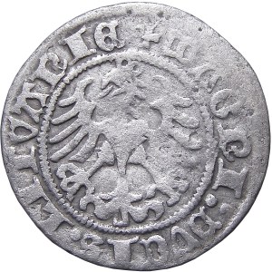 Sigismund I the Old, half-penny 1518, Vilnius MONTEA VERY RARE (60)