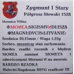 Zygmunt I Stary, półgrosz 1528, Wilno BARDZO RZADKI OKAZOWY (68)