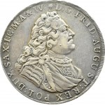 August III Sas, 1737 FWôF thaler, Dresden
