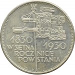 Polska, II RP, Sztandar, 5 złotych 1930, Warszawa, PIĘKNY!