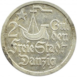 Freie Stadt Danzig, Koga, 2 Gulden 1923, Utrecht