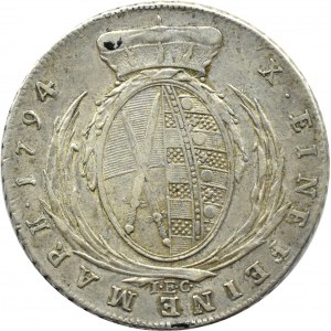 Deutschland, Sachsen, Friedrich August III., 1794 ICE-Taler, Dresden